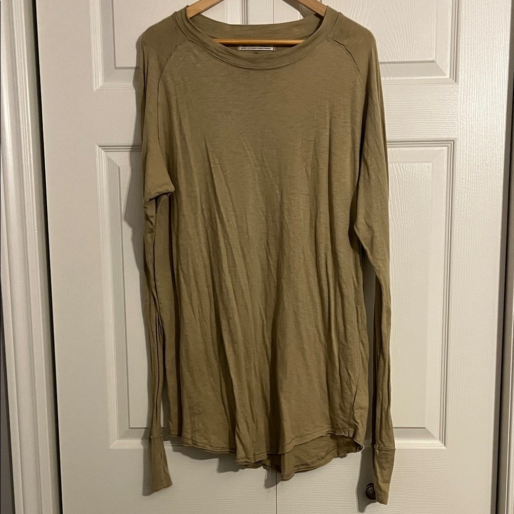 We The Free kahki long sleeve tunic
